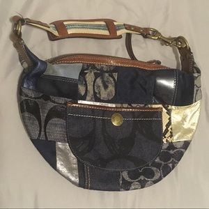 Coach Denim Patchwork Purse